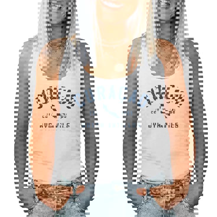 Curacao Dutch Caribbean Souvenir Cruise Vacation Womens Women Tank Top