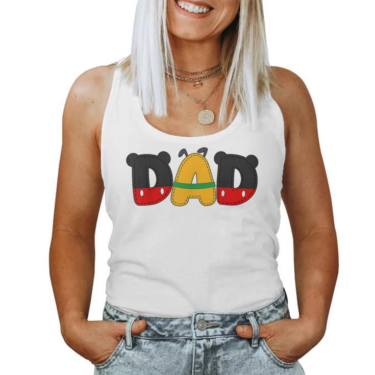 Dad And Mom Birthday Girl Mouse Family Matching Women Tank Top