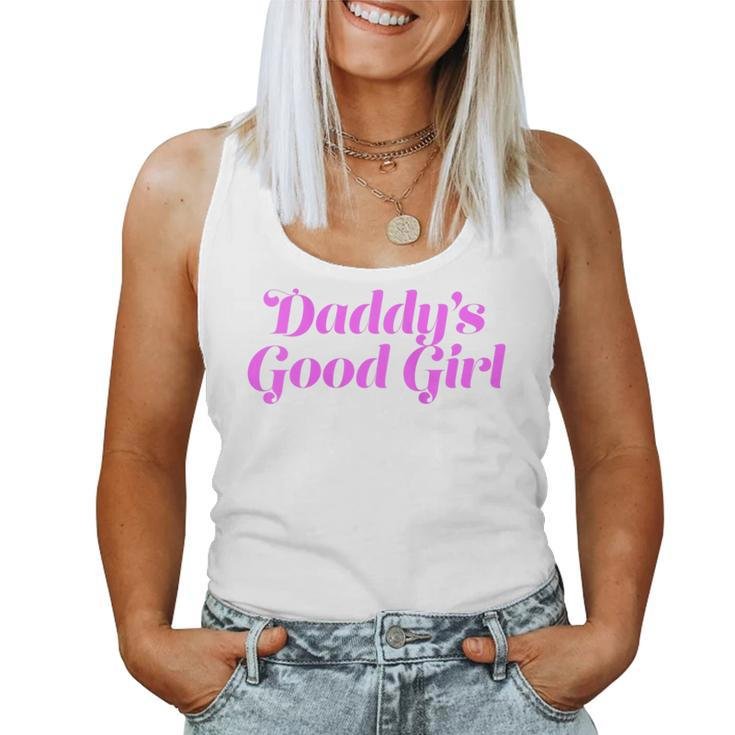 Daddy's Good Girl Naughty Submissive Sub Dom Dirty Humor Women Tank Top