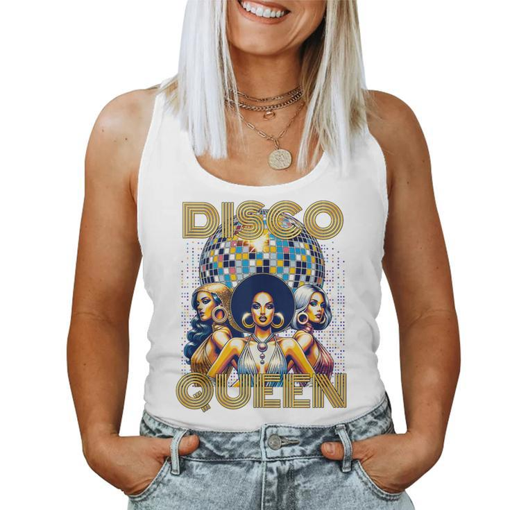 Disco Queen 70'S Retro Vintage Costume Disco Women Tank Top