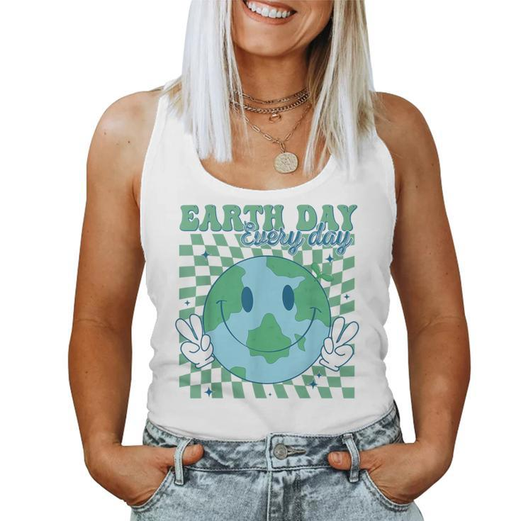 Earth Day Everyday Teacher Mother Earth Planet Anniversary Women Tank Top