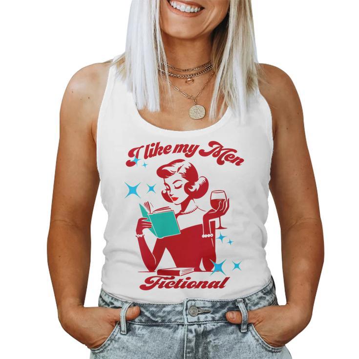 I Like My Fictional Saying Vintage Women Tank Top