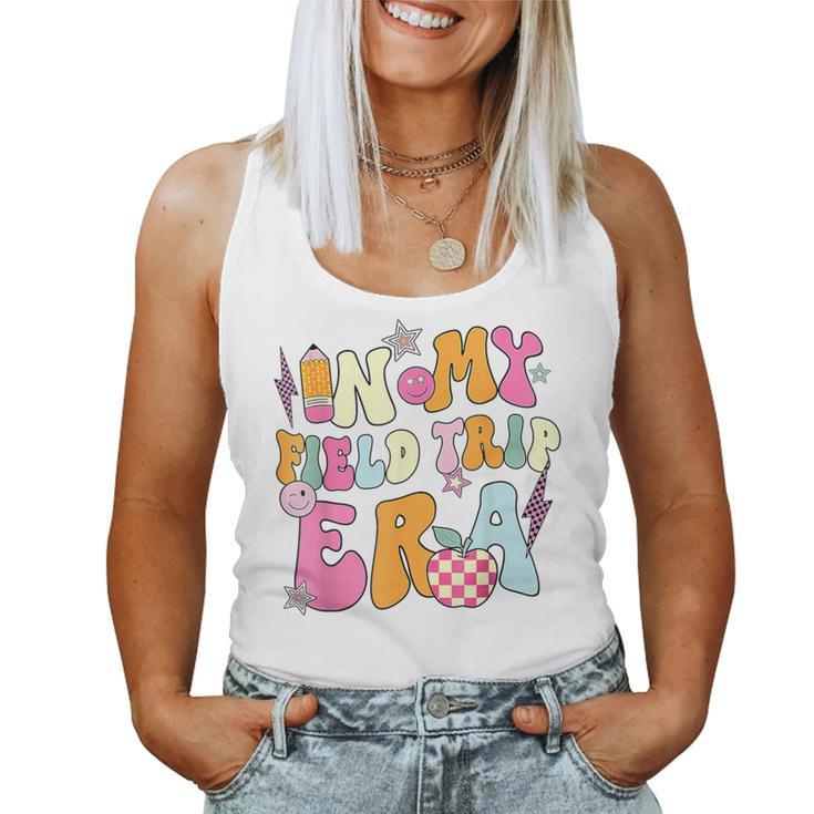 In My Field Trip Era Retro Groovy Teacher Field Day 2024 Women Tank Top