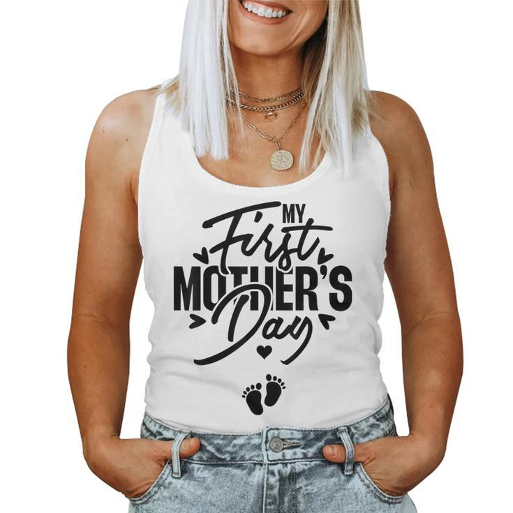 My First Pregnancy Announcement Mom To Be 2024 Women Tank Top