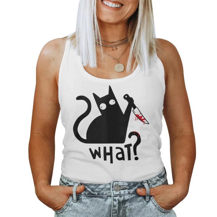 Cat Kitty Cat Cat Mom Cat Dad Psycho Cat Women Tank Top