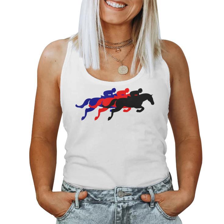 Horse Race Splechase Derby Racing Women Tank Top