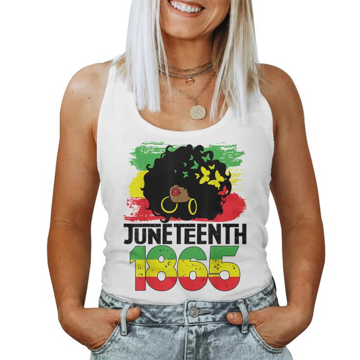 Junenth Is My Independence Day Black Freedom 1865 Women Tank Top