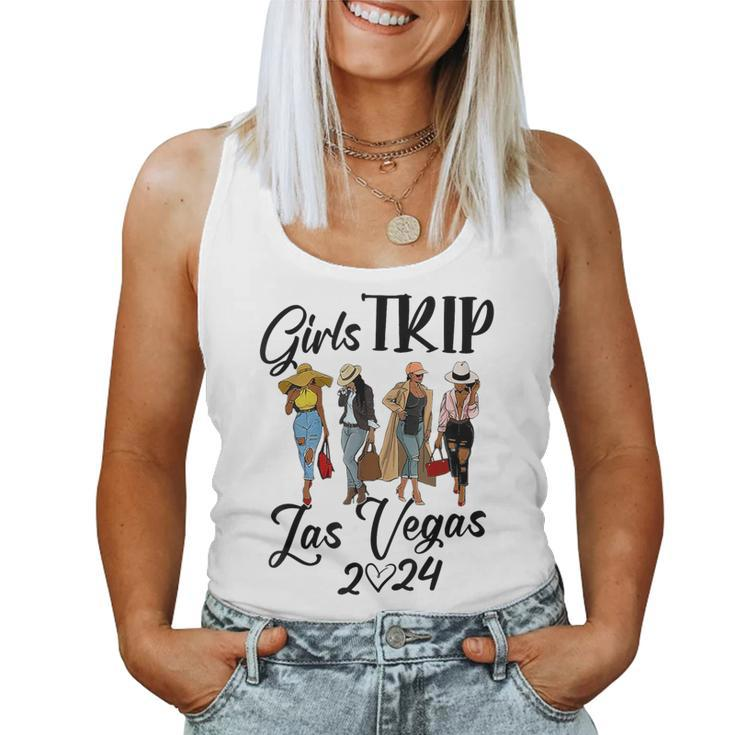 Las Vegas Girls Trip 2024 Birthday Squad Vacation Women Tank Top