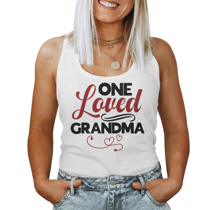 Love My Grandma One Loved Grandma Women Tank Top
