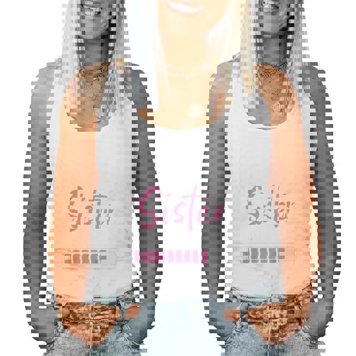 Niños Big Sister Loading 2024 Promocionado A Hermana Mayor 2024 Camiseta sin mangas para mujer