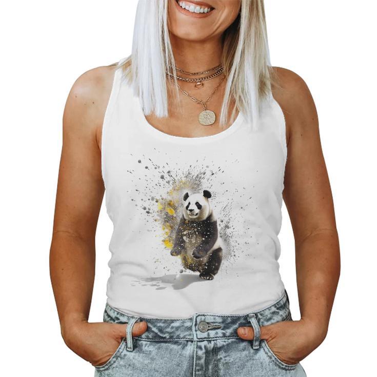 Panda Kunstwerk Tiermotiv Panda Tank Top Frauen