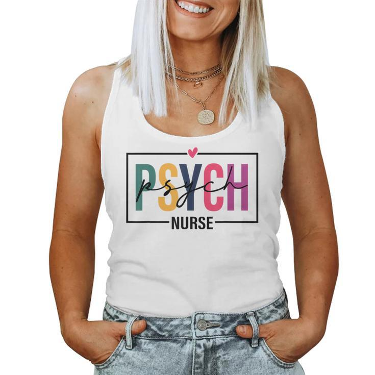 Psych Nurse Nurse's Day Nurse Week 2024 For Women Women Tank Top