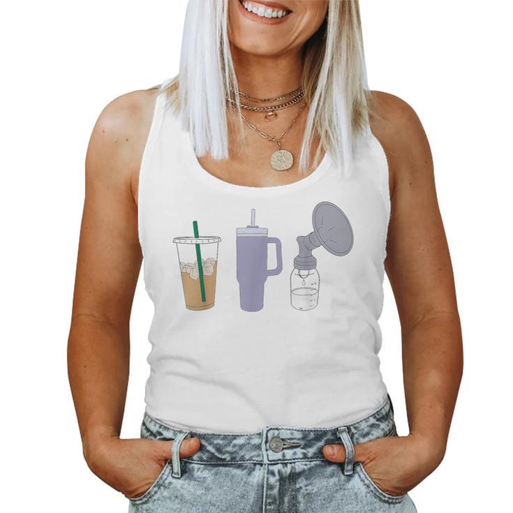 Pumping Mama Trio Breastfeeding Postpartum Nursing New Mom Women Tank Top