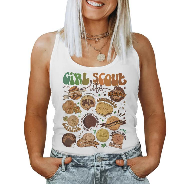 Scout Girl Cookie Dealer Girl Troop Leader Scout Dealer Women Tank Top