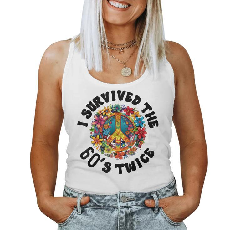I Survived The 60S Sixties Twice 70Th Birthday 60Th Women Tank Top