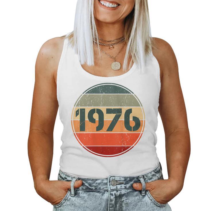 Vintage 1976 Birthday For 1976 Birthday Women Tank Top