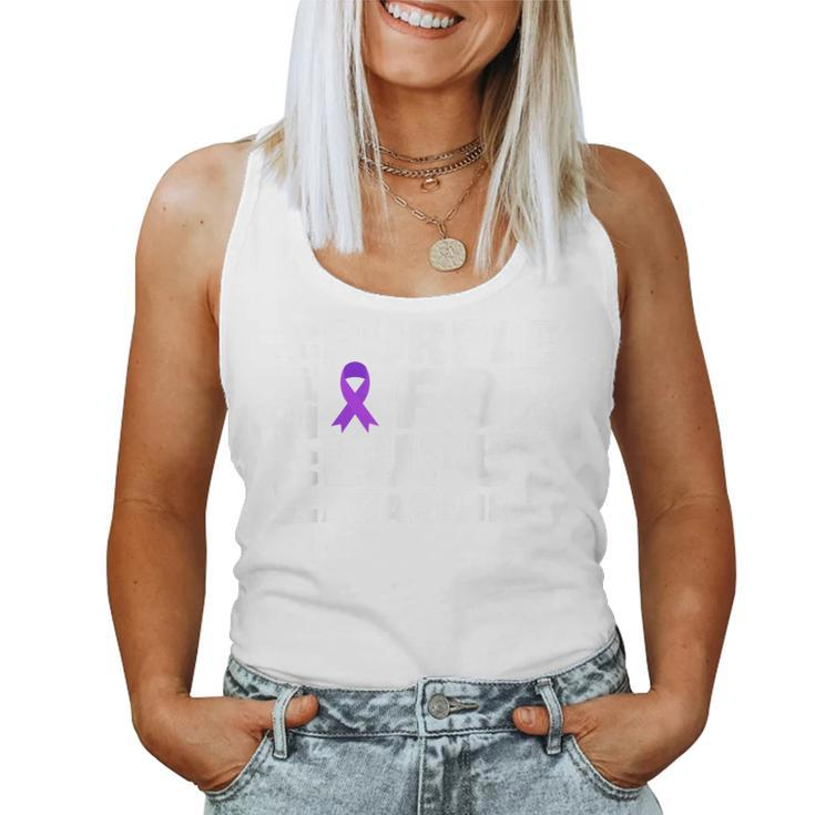 I Wear Purple For Lupus Awareness Month Lupus Support Women Tank Top