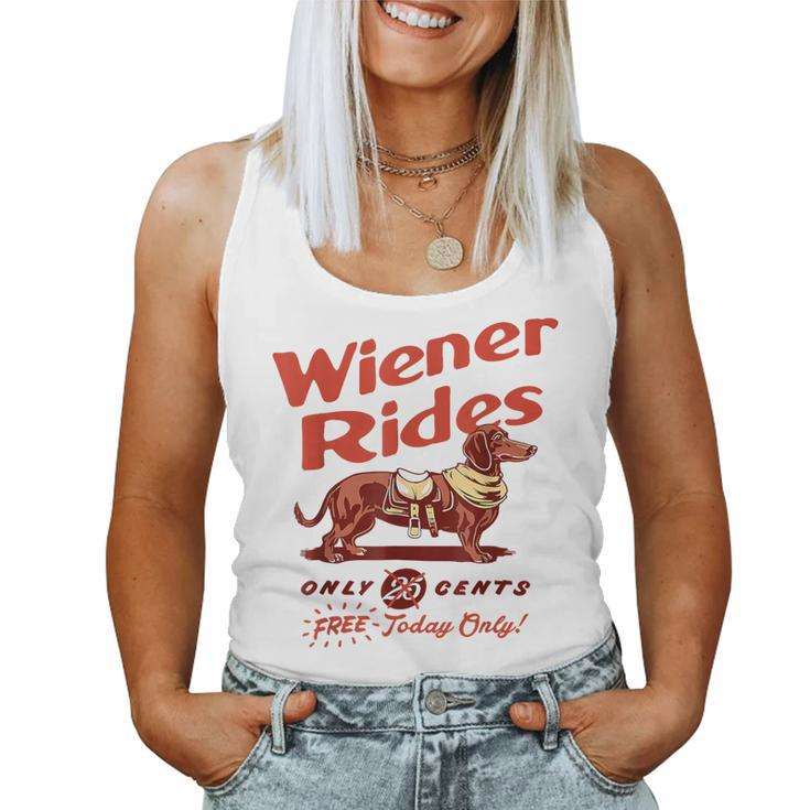 Wiener Rides Free Today Only Wiener Friend Women Tank Top