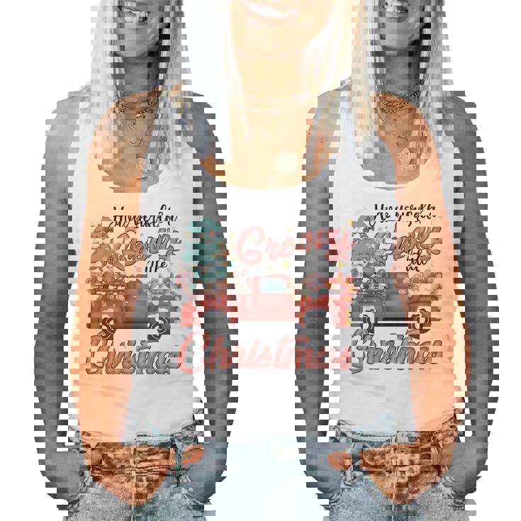 Have Yourself A Groovy Christmas Christmas Women Tank Top