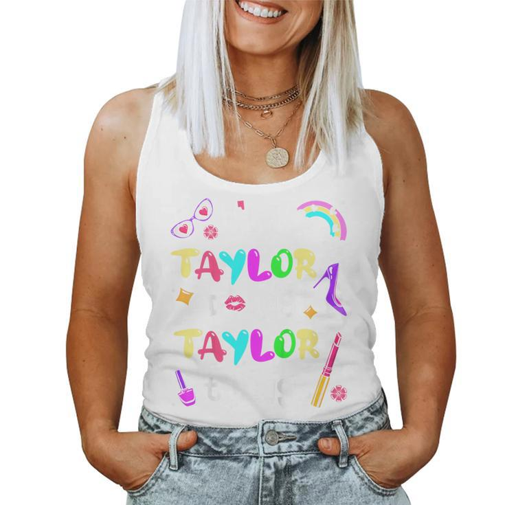 Youth I'm Taylor Doing Taylor Things Cute Girls Personalized Name Women Tank Top