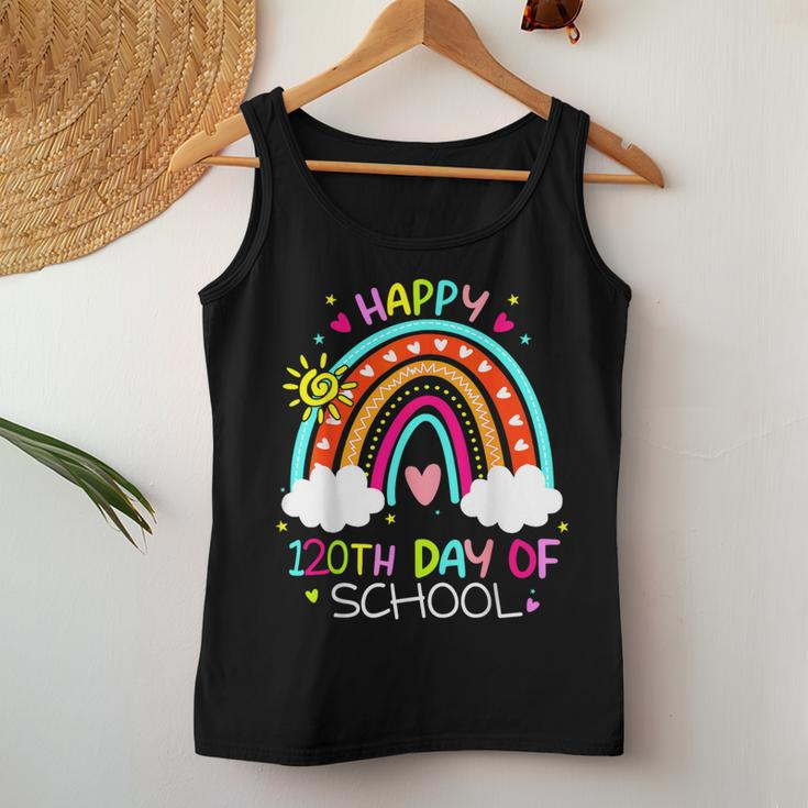 120Th Day Of School Rainbow 120 Days Smarter Teacher Women Tank Top Funny Gifts