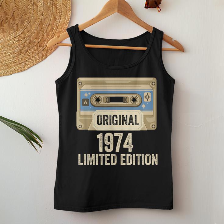 1974Intage Birthday Cassetteintage Dad Mum Tank Top Frauen Lustige Geschenke