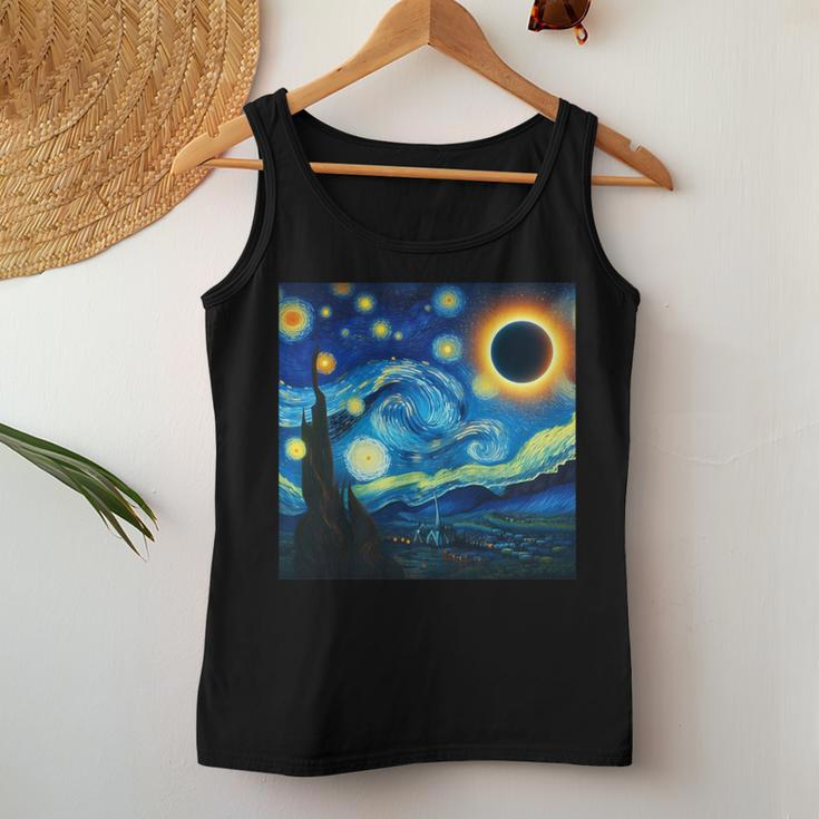 2024 Solar Eclipse Starry Night Van Gogh Boy Girl Women Tank Top Funny Gifts