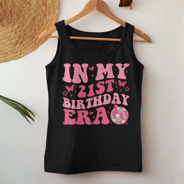 In My 21St Birthday Era Girl Boy 21 Years Old Birthday 21St Women Tank Top Funny Gifts