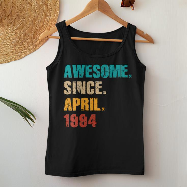 30 Year Old Vintage Awesome Since April 1994 30Th Birthday Women Tank Top Unique Gifts