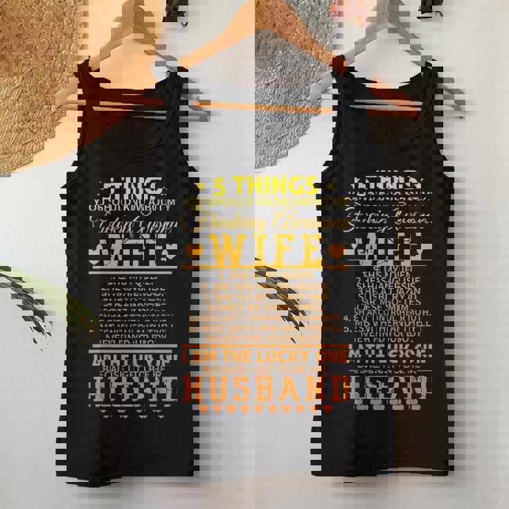 5 Things You Should Know About My Wife Husband Women Tank Top Personalized Gifts 5 Things You Should Know About My Wife Husband Women Tank Top Personalized Gifts