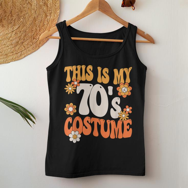 This Is My 70'S Costume Peace 70S Party Outfit Groovy Hippie Women Tank Top Personalized Gifts