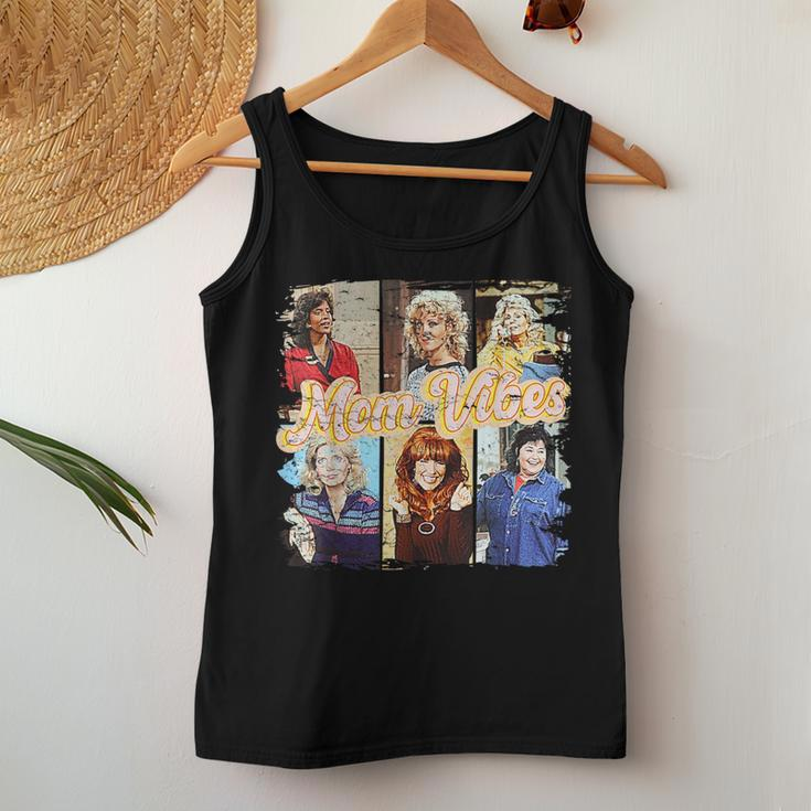 80'S 90'S Mom Vibes Mom Life Mother's Day Vintage Mama Women Tank Top Funny Gifts