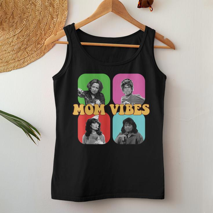 90’S Mom Vibes Vintage Retro Mom Life Mother Day Women Tank Top Funny Gifts