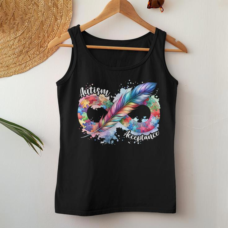 Acceptance Rainbow Infinity Symbol Women Tank Top Unique Gifts