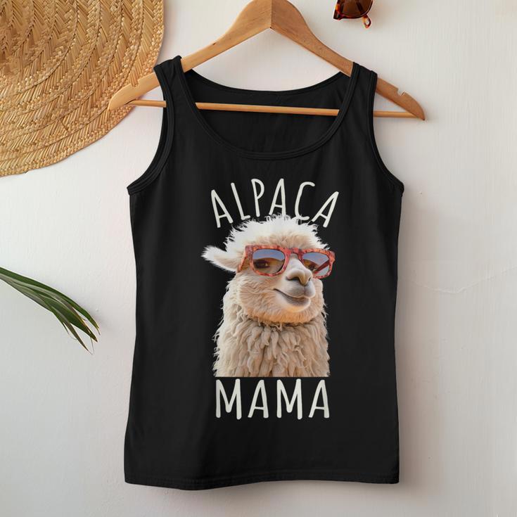 Alpaka Mama Alpaca Mutter Lama Muttertag Alpaka Wanderung Tank Top Frauen Lustige Geschenke