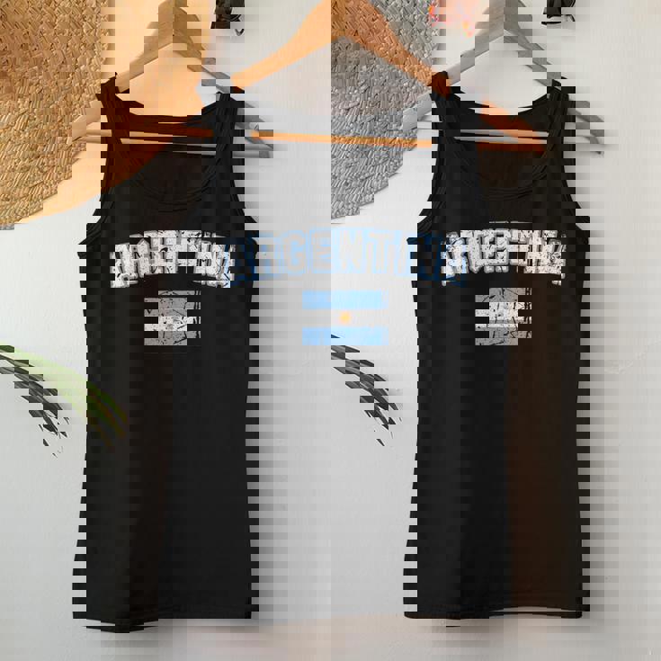 Argentina Bandera Hombres Es Niños Argentina Camiseta sin mangas para mujer Regalos divertidos