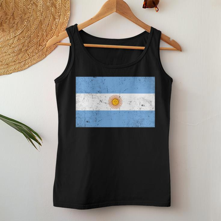 Argentina Flag Argentinian Argentine Athletics Vintage Women Tank Top Unique Gifts