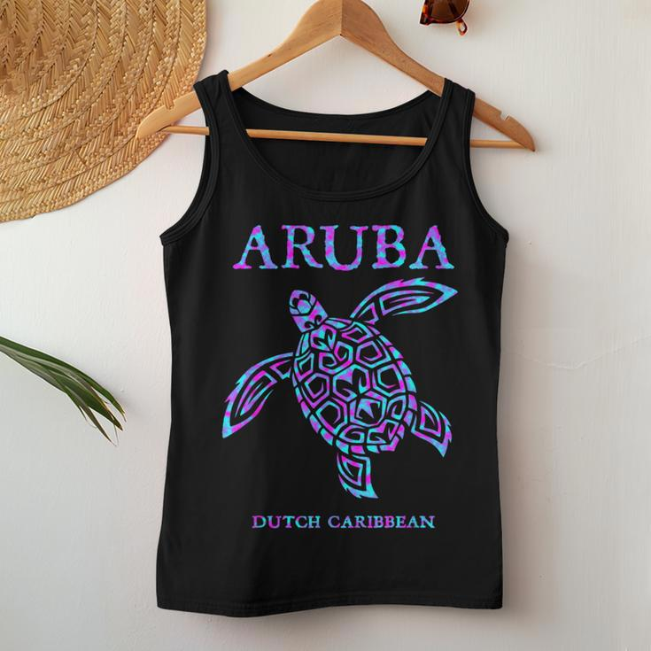 Aruba Sea Turtle Boys Girls Vacation Souvenir Women Tank Top Personalized Gifts