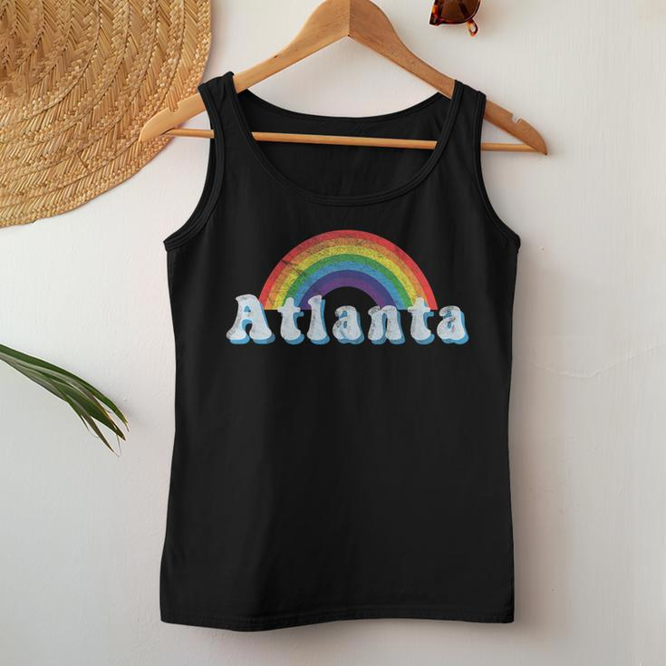 Atlanta Ga Lgbtq Gay Pride RainbowWomen Tank Top Unique Gifts
