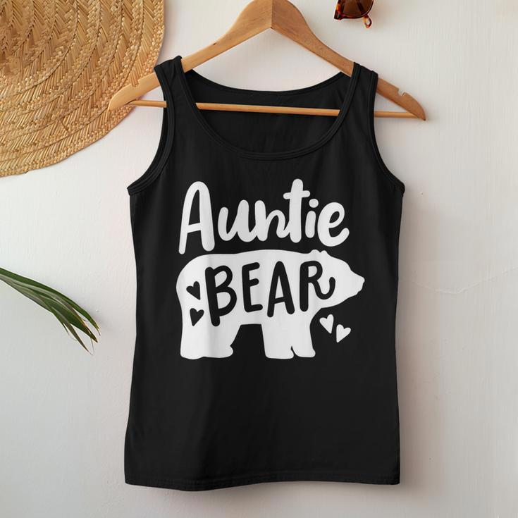 Auntie Aunt Auntie Bear Women Tank Top Funny Gifts