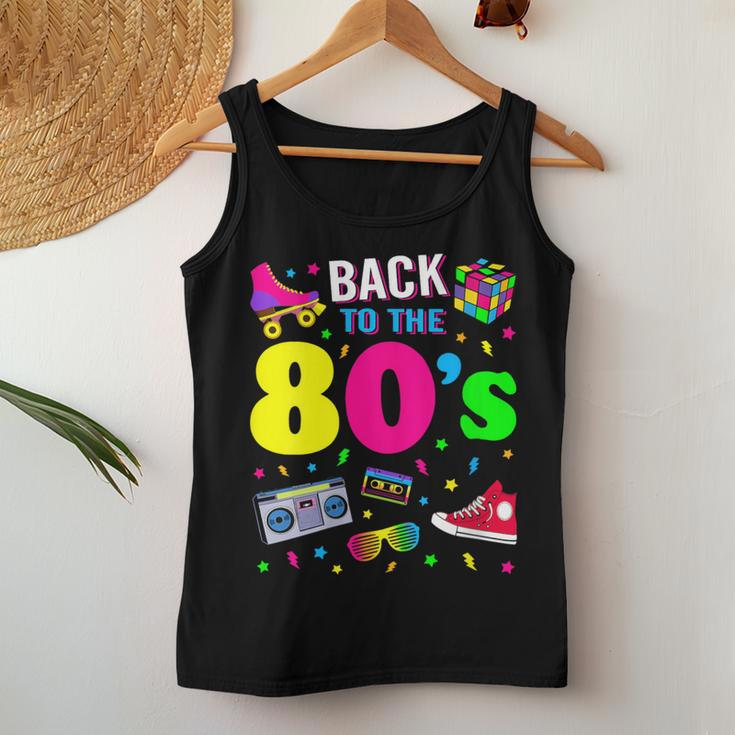 Back To 80'S 1980S Vintage Retro Eighties Costume Party Women Tank Top Unique Gifts