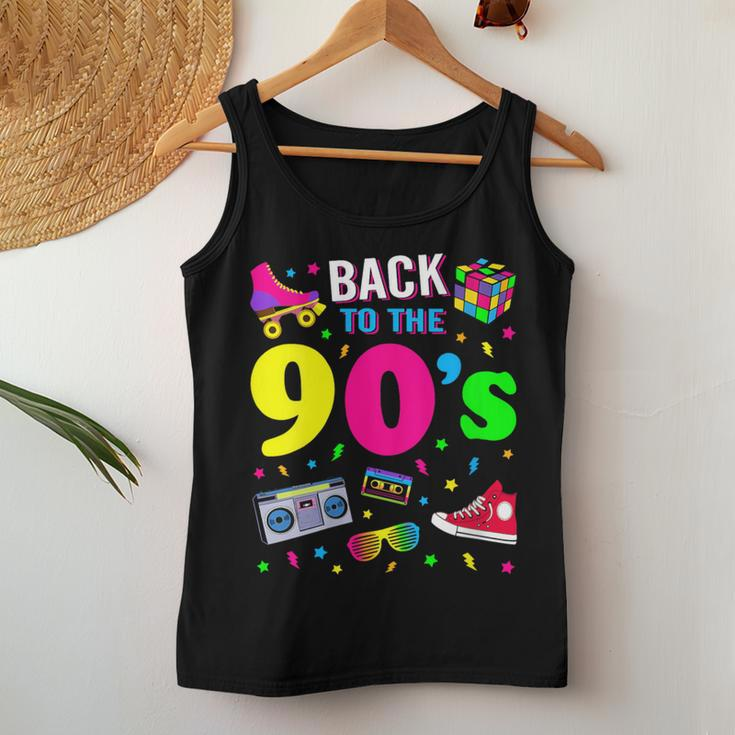 Back To 90'S 1990S Vintage Retro Nineties Costume Party Women Tank Top Unique Gifts