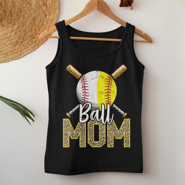 Ball Mom Baseball Softball Mama Mother's Day 2023 Women Tank Top Unique Gifts