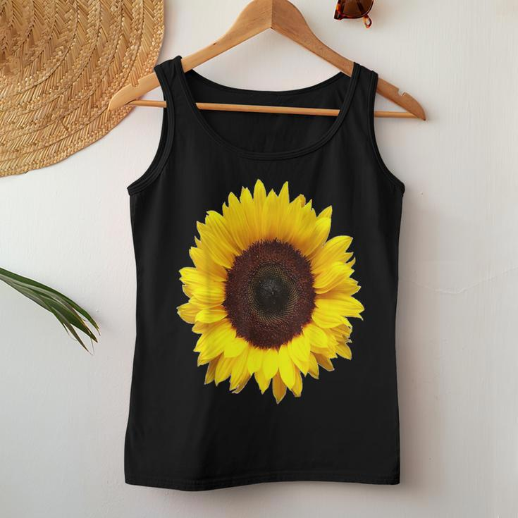 Beautiful Yellow Sunflower Sun Flower Blooms Women Tank Top Unique Gifts