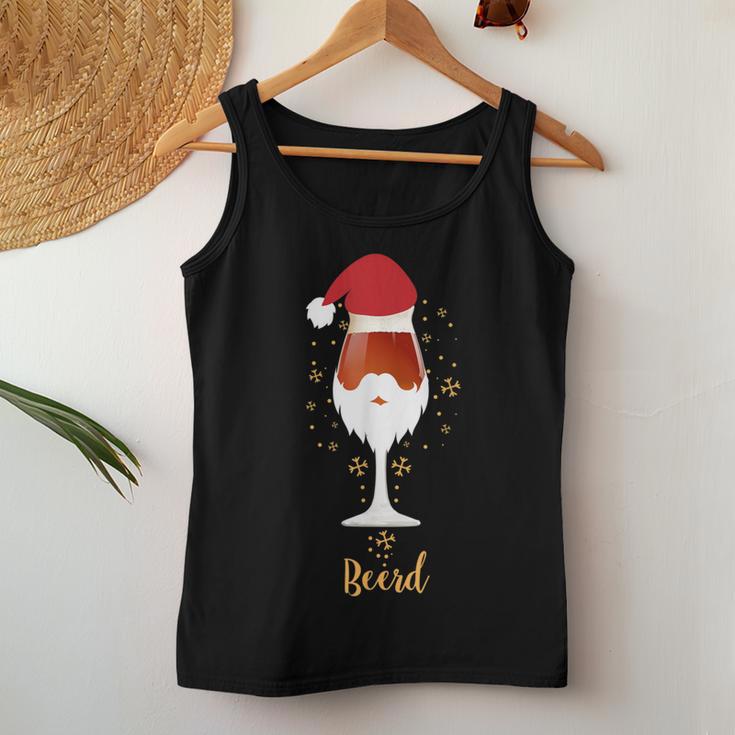 Beerd Christmas Dad Tank Top Frauen Lustige Geschenke