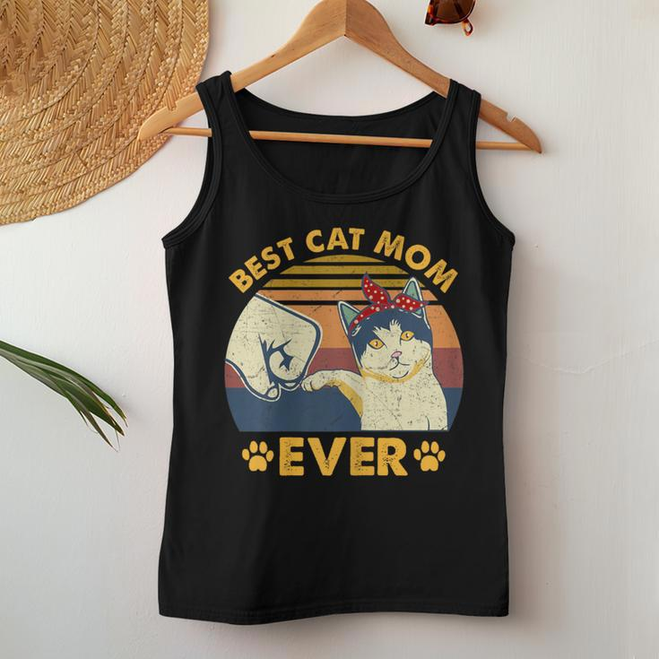 Best Cat Mom Ever Cute & Cat Mom Women Tank Top Unique Gifts