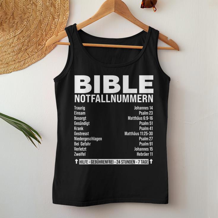 Bible Jesus God Church Christian Christian Tank Top Frauen Lustige Geschenke