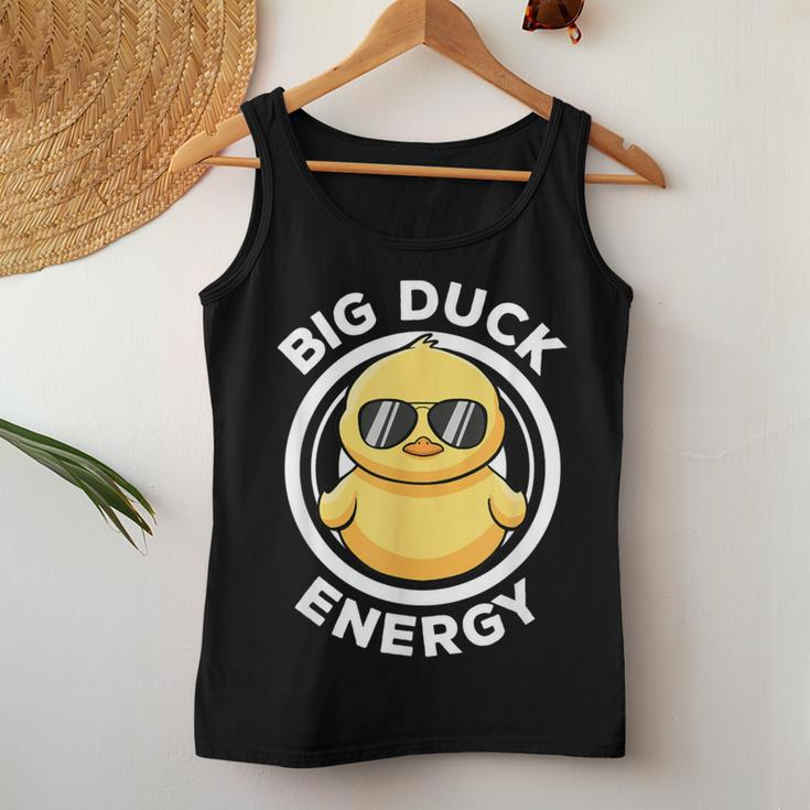 Big Duck Energy Duckie I Love Ducks Lovers Rubber Duck Women Tank Top Funny Gifts