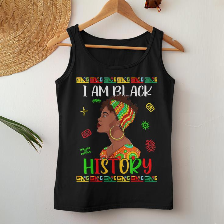 I Am Black History African American Black Pride Girls Women Tank Top Funny Gifts