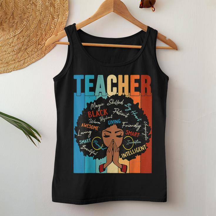 Black History Month Teacher For Girls Women Women Tank Top Funny Gifts